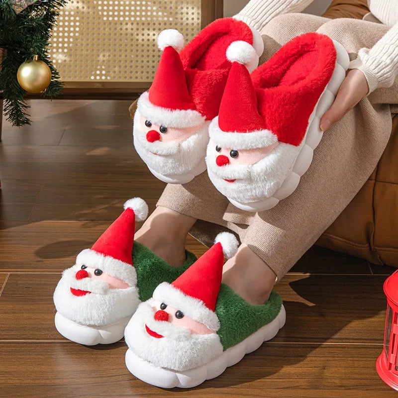 Santa Slippers for Adults