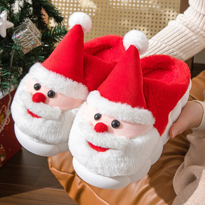 Santa Slippers for Adults
