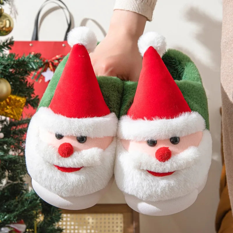 Santa Slippers for Adults