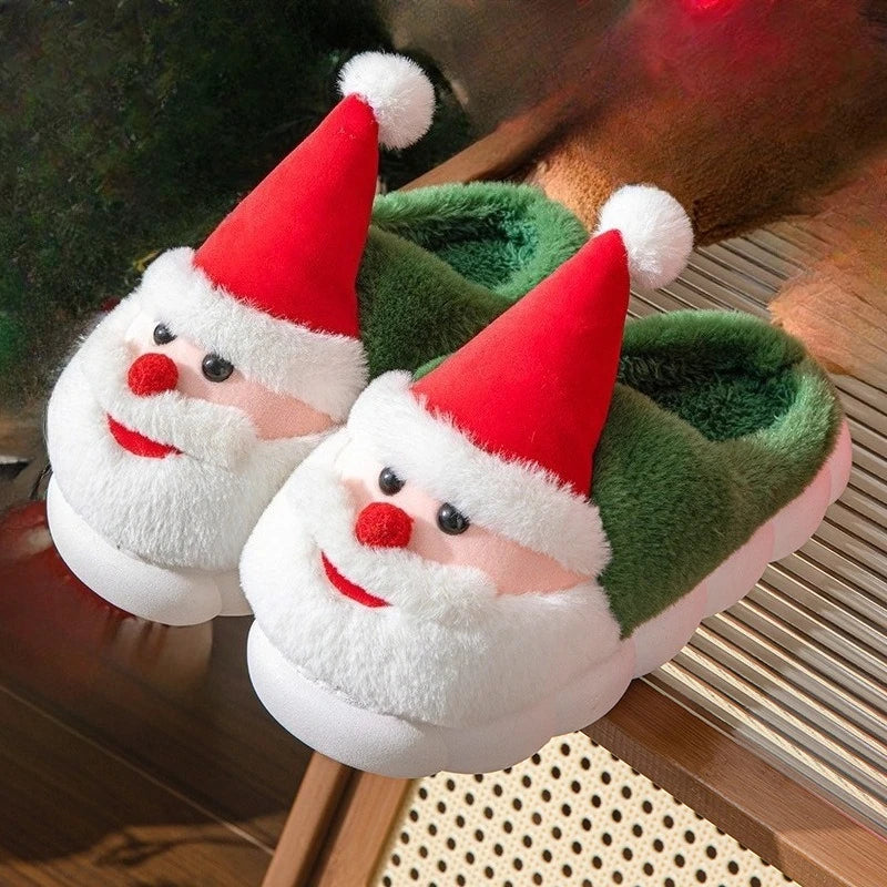 Santa Slippers for Adults