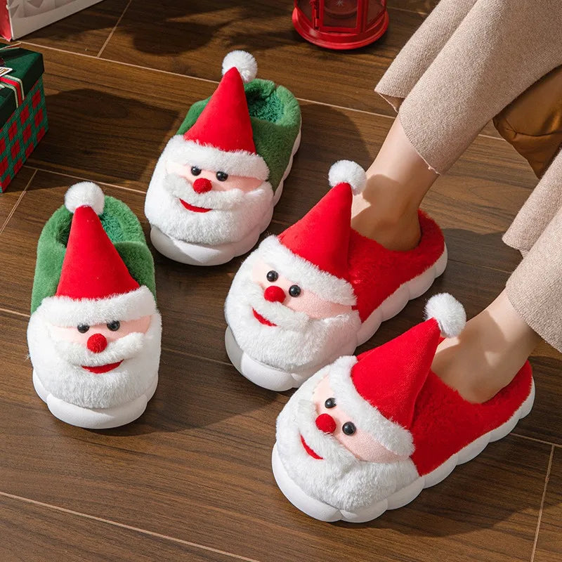 Santa Slippers for Adults