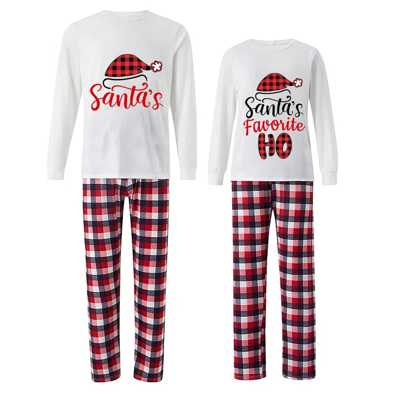 Santa s Favorite ho Pajamas My Couple Goal