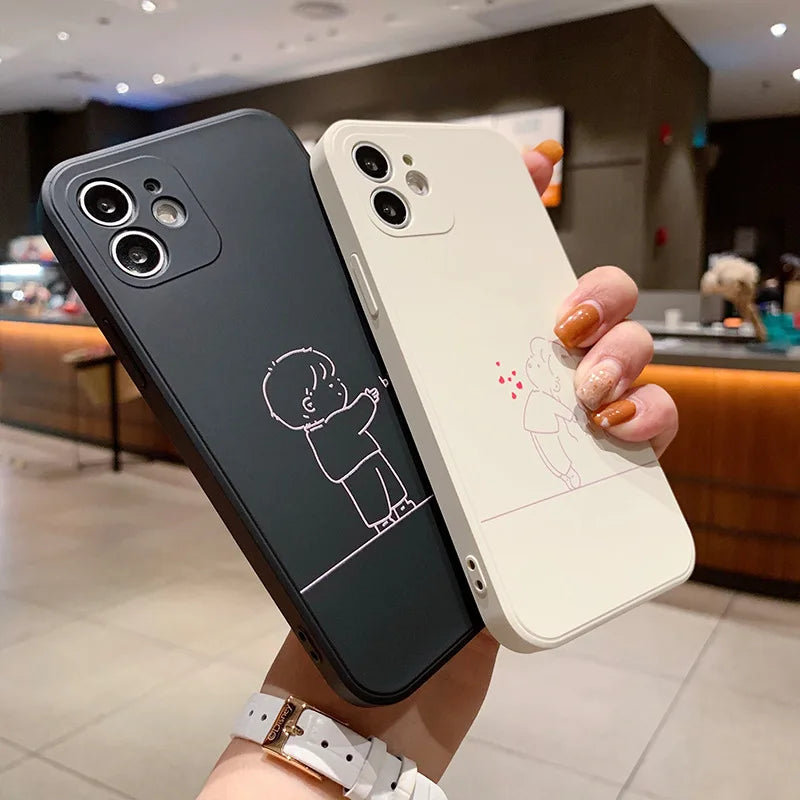 His and Her Matching Phone Cases