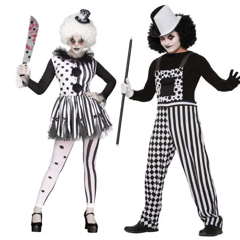Scary Clown Couple Costumes
