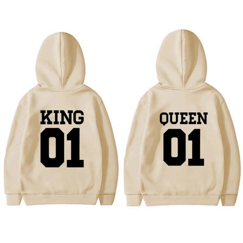 King Queen Hoodies