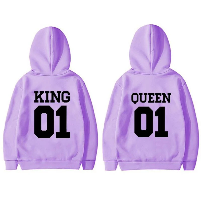 King Queen Hoodies