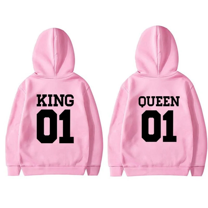 King Queen Hoodies