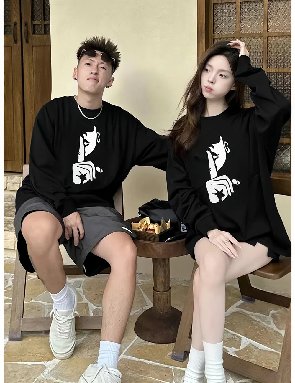 Silence Couple Sweatshirt