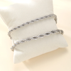 Silver Chain Bracelet for Couples