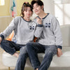 Simple Matching Couple Pajamas