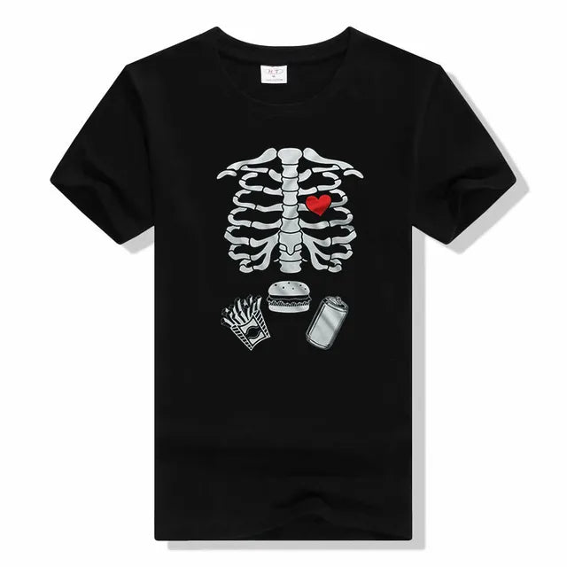 Skeleton Funny Couple Shirts