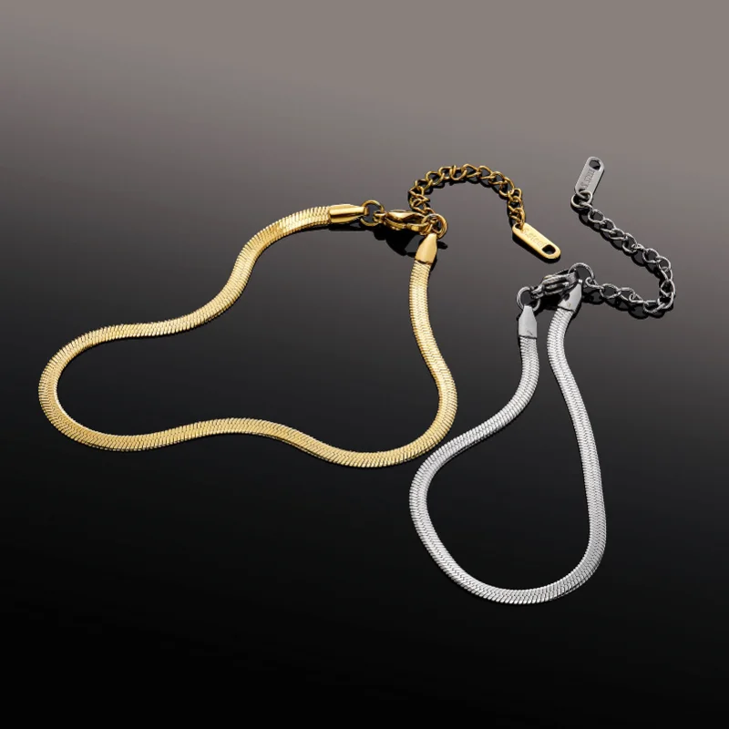 Snake Chain Bracelet for Couples