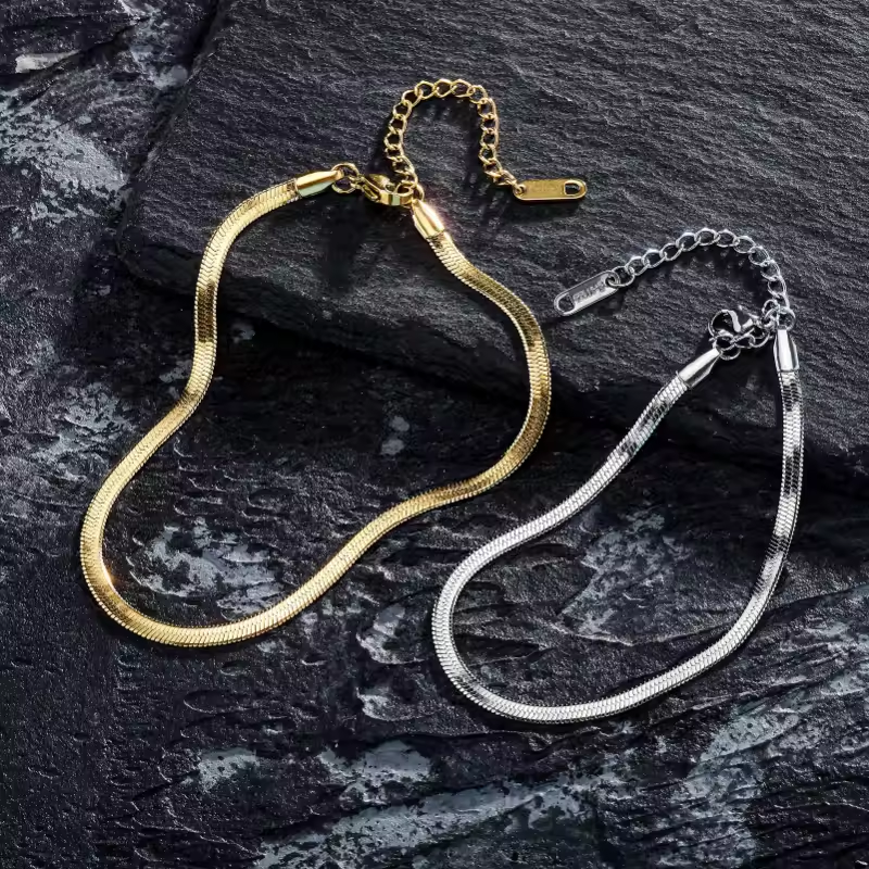 Snake Chain Bracelet for Couples