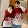 Snowflake Christmas Sweater for Couples