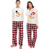 Snowman Christmas Pajamas for Couples