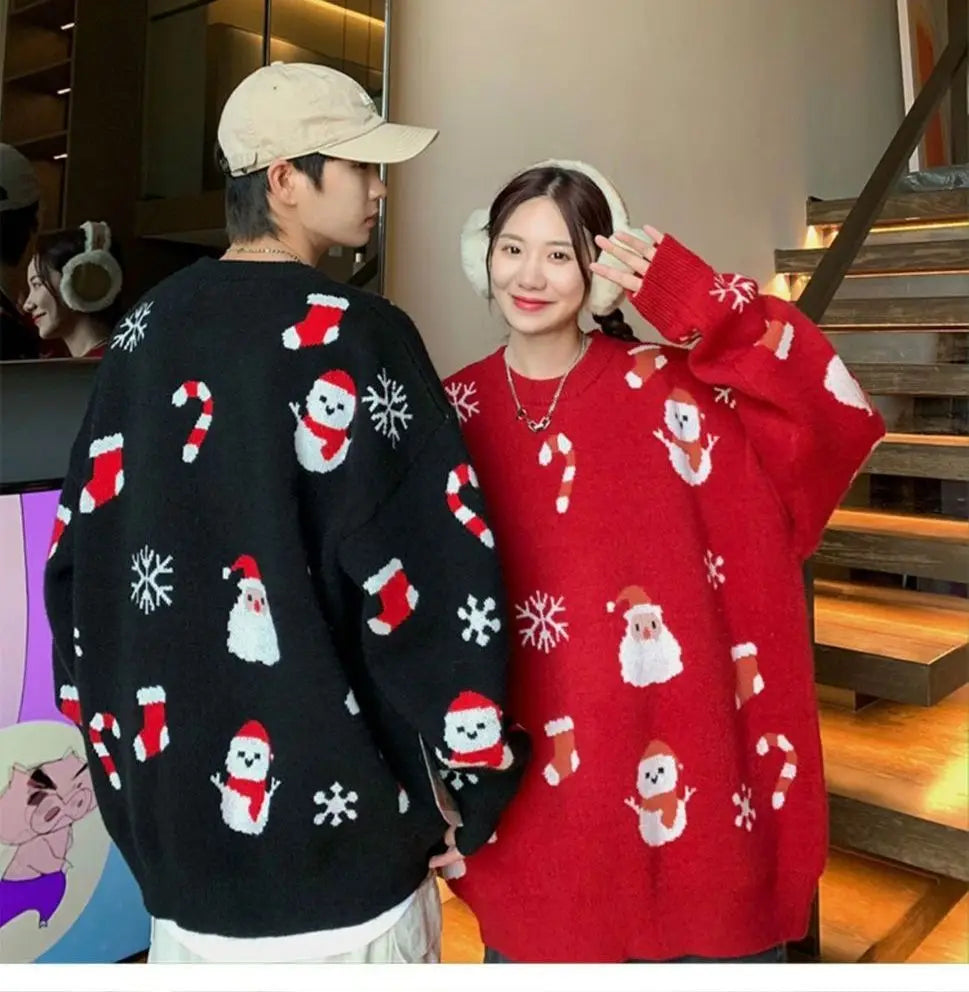 Snowman Couple Christmas Sweatshirt