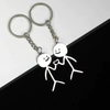 Stickman Keychain for Couples