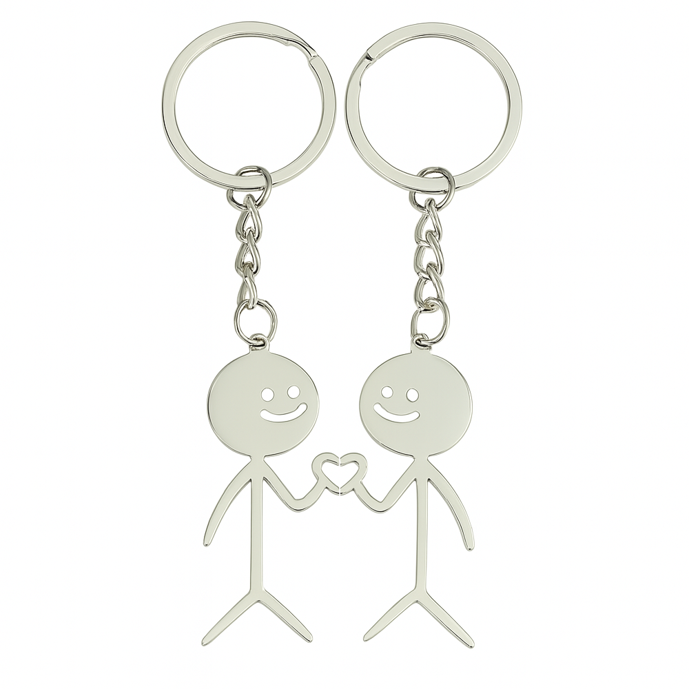 Stickman Keychain for Couples