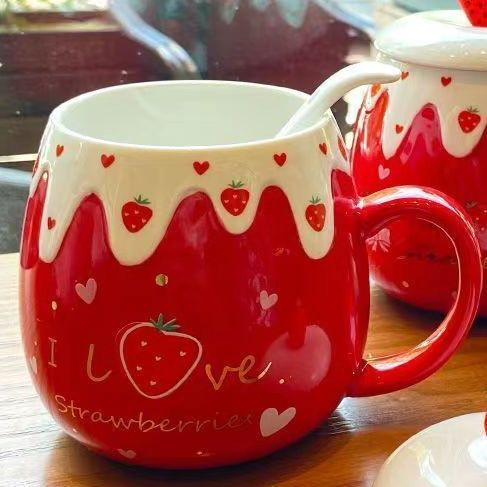 Strawberry Couple Mugs
