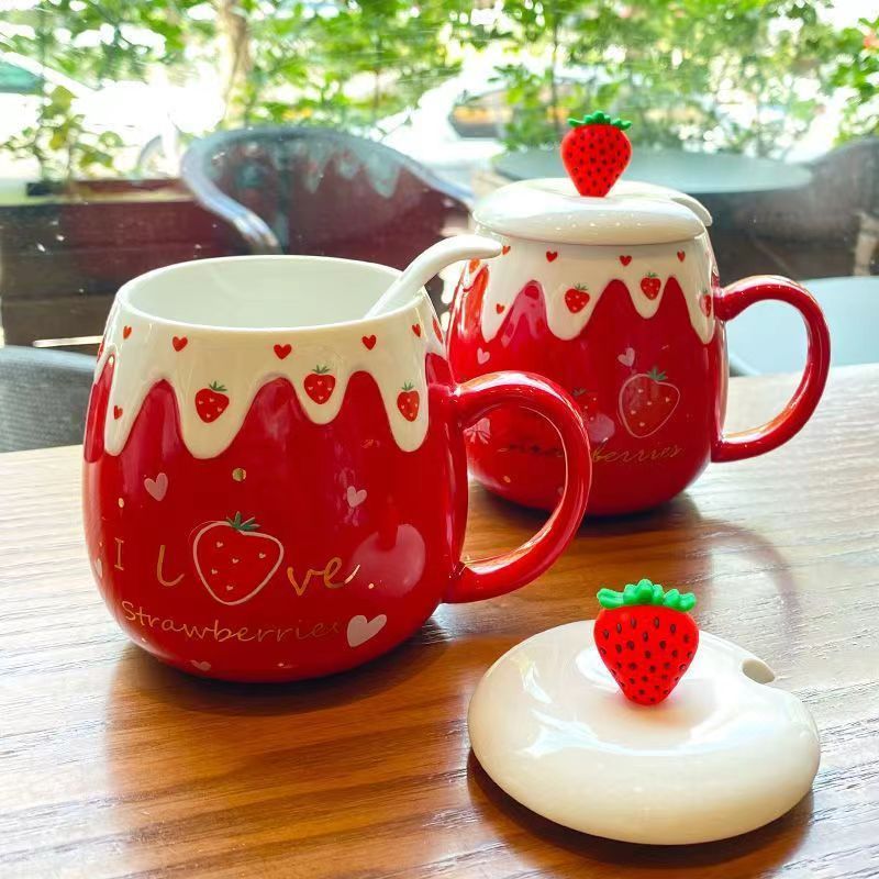 Strawberry Couple Mugs