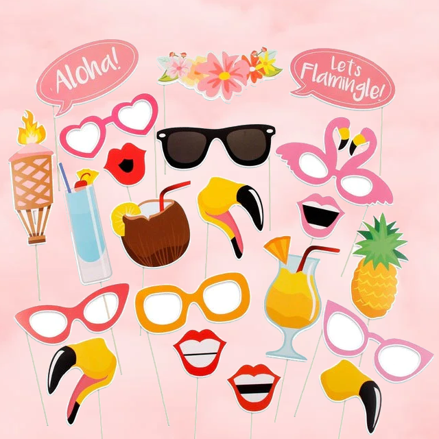 Summer Party Photo Booth Props