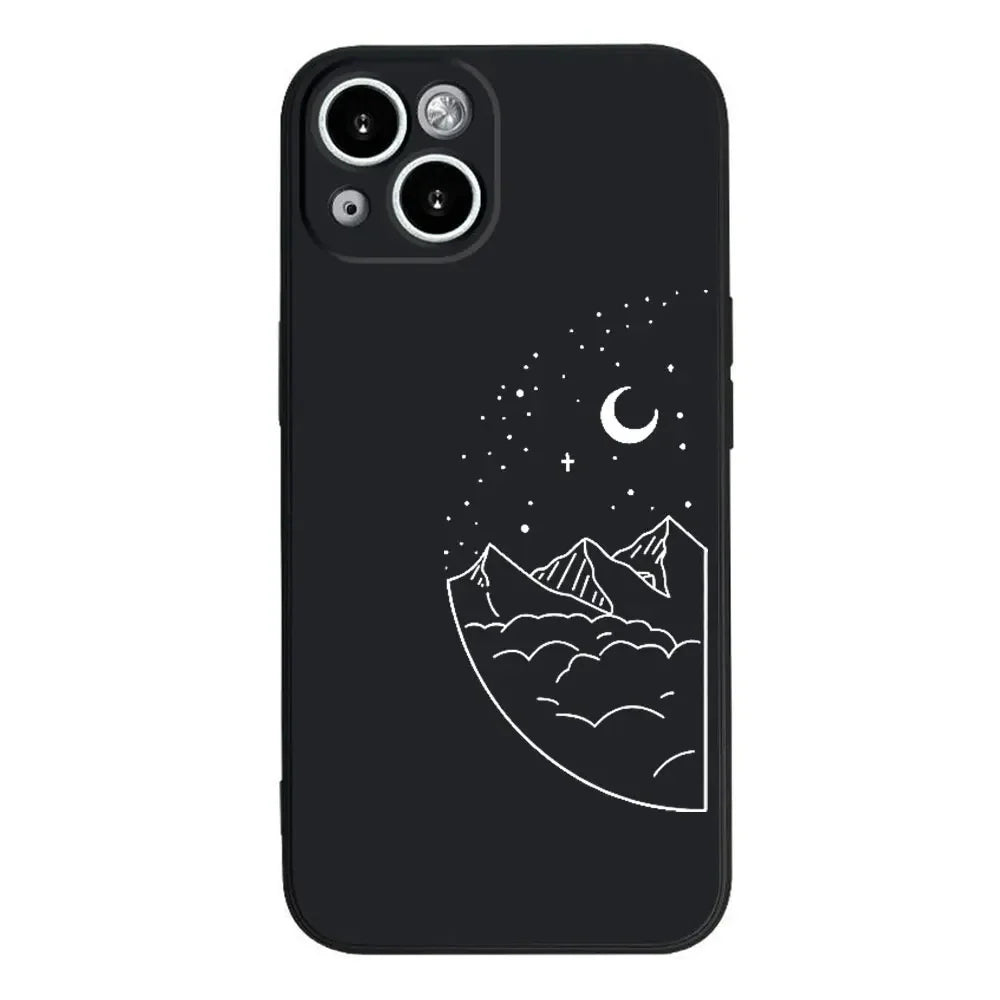 Sun and Moon Couple Phone Case