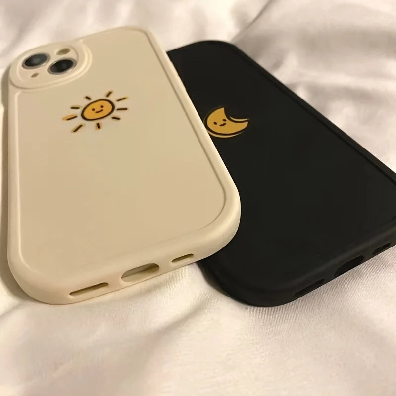 Sun and Moon Couple iPhone Case