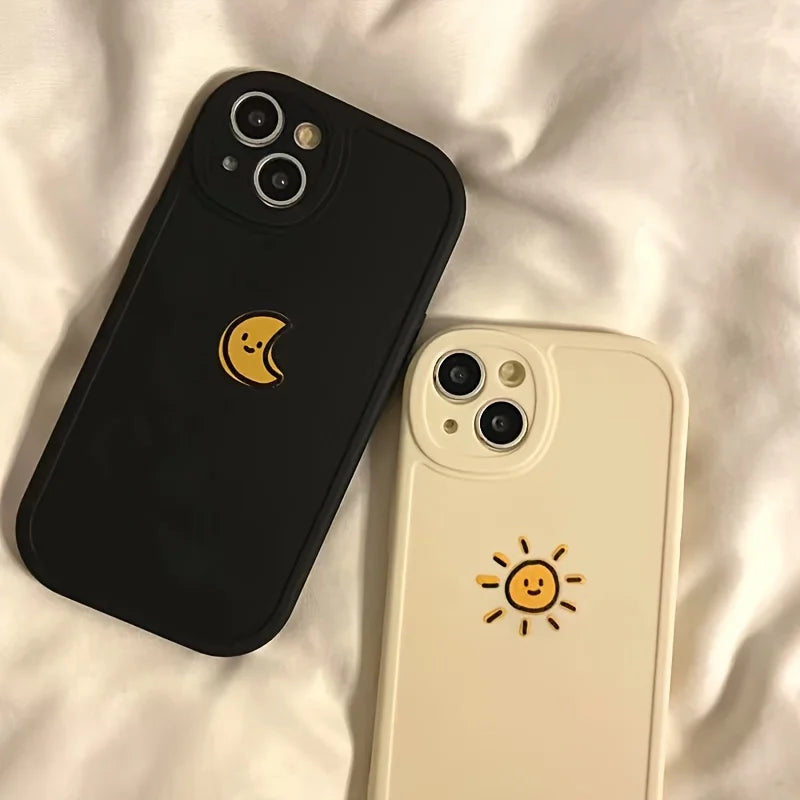 Sun and Moon Couple iPhone Case