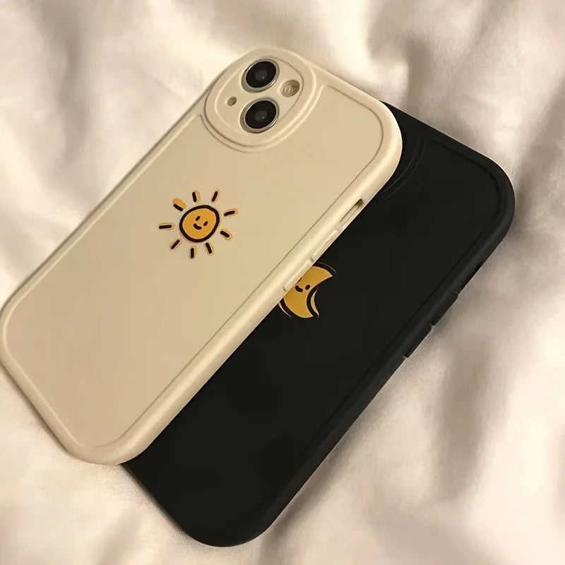 Sun and Moon Couple iPhone Case