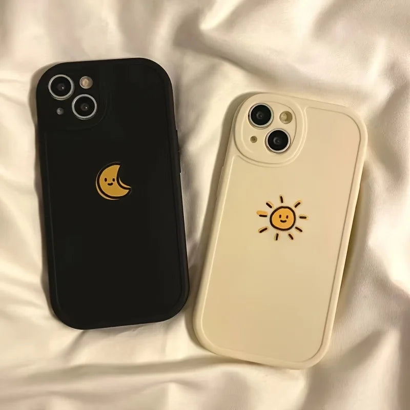 Sun and Moon Couple iPhone Case