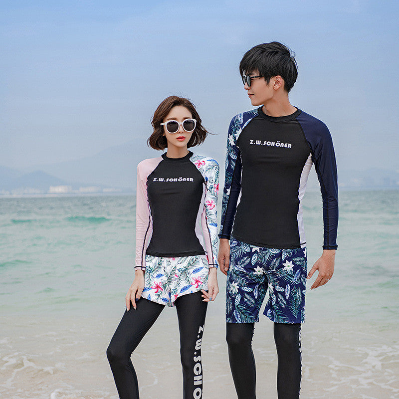 Surfing wetsuits for couples
