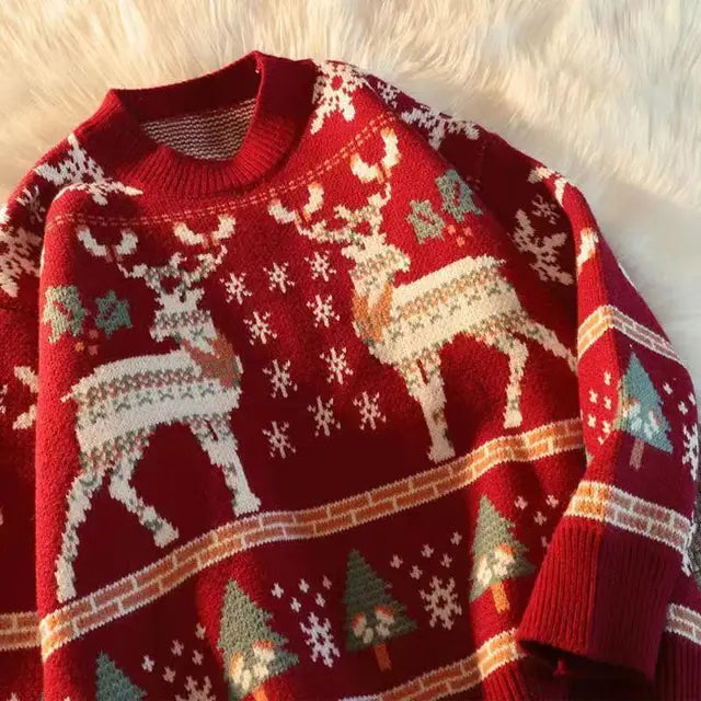 Ugly Christmas Sweatshirt for Couples