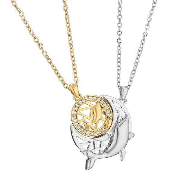 Wale Couple Necklace