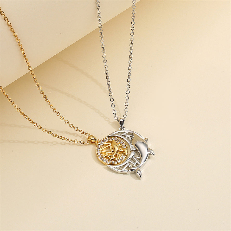 Wale Couple Necklace