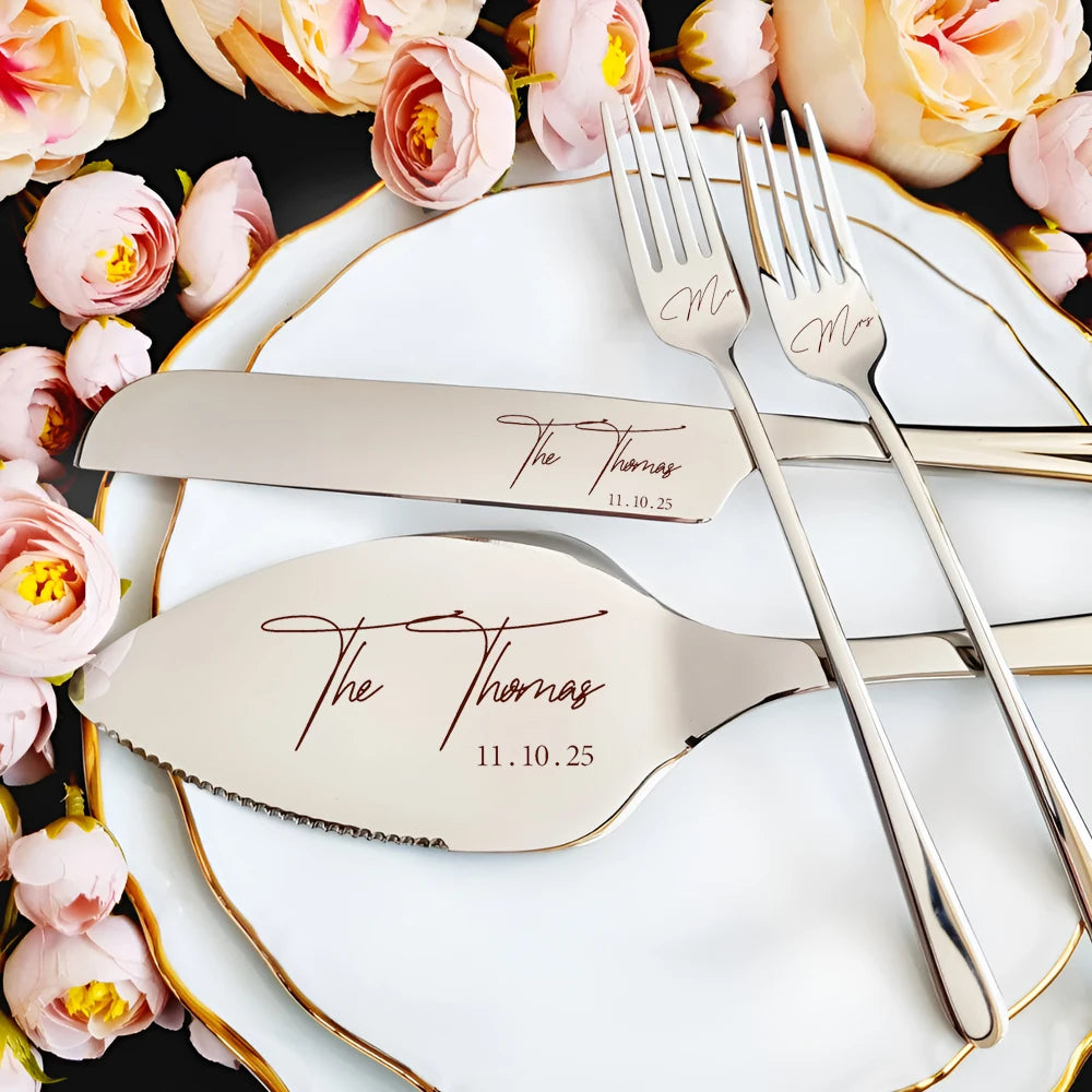 Wedding Cake Cutting Set