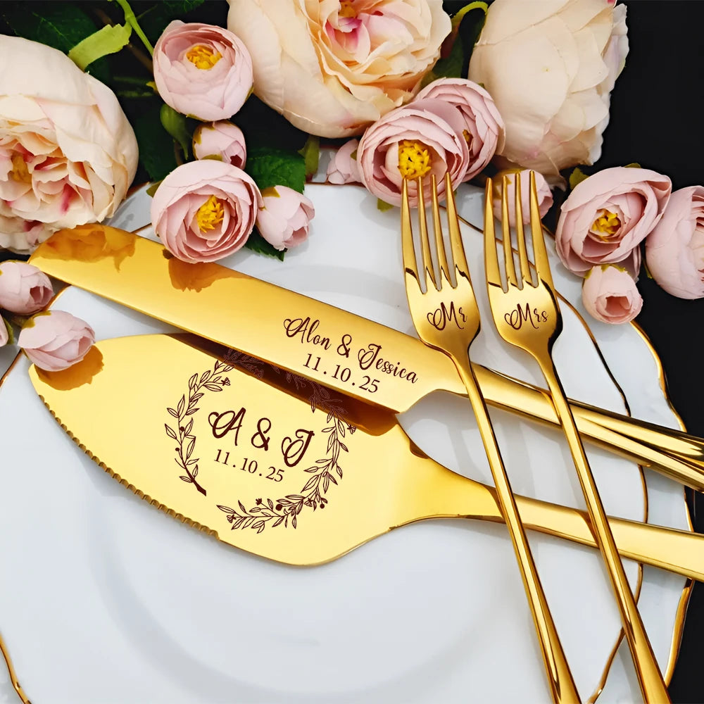 Wedding Cake Cutting Set