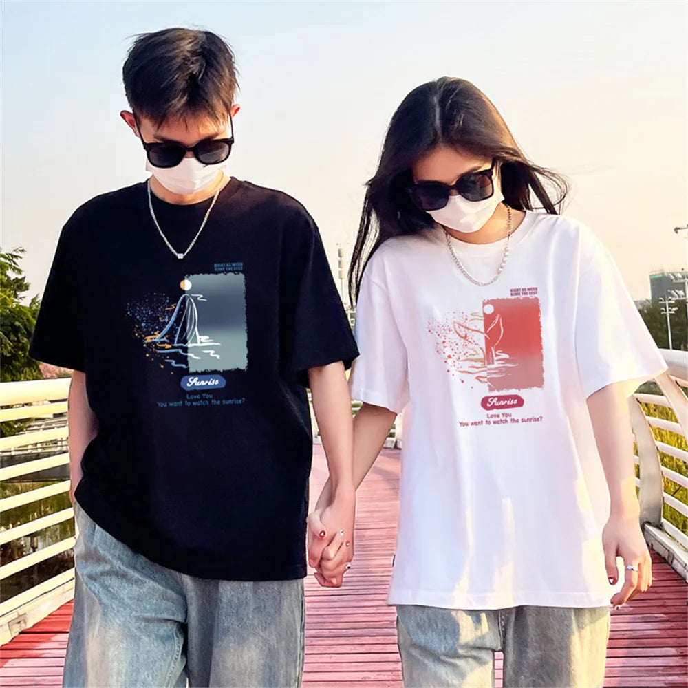 Whale Cute Couple Shirts