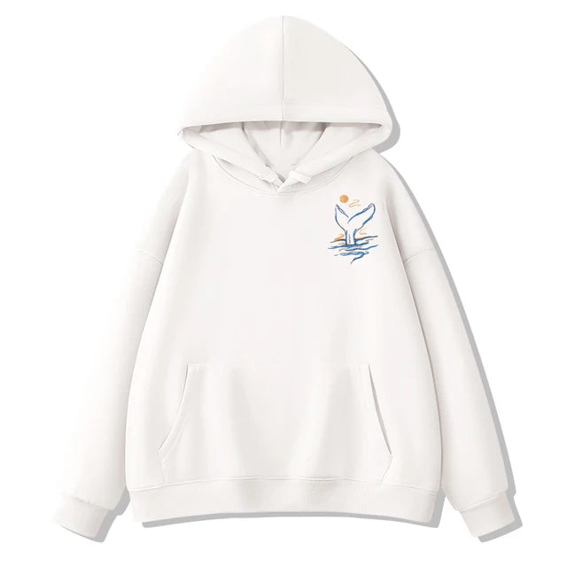 Whale Matching hoodies for Couples