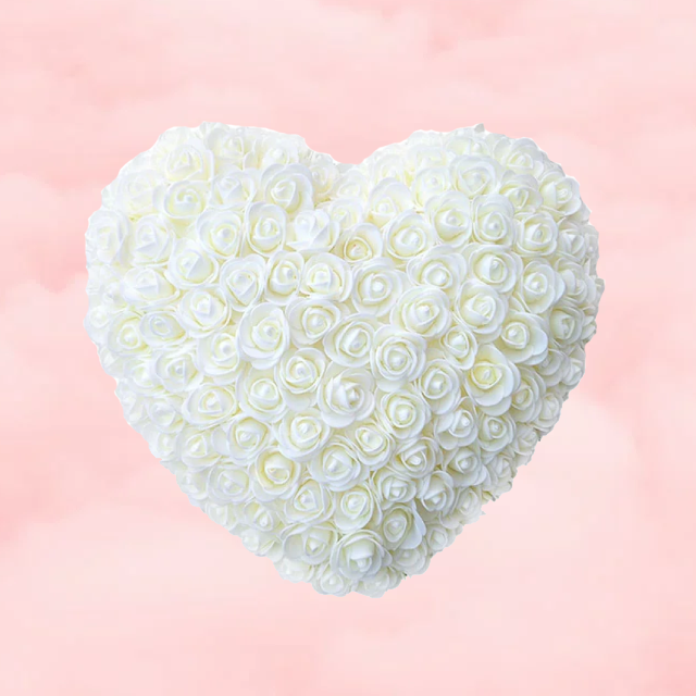 White Heart Roses
