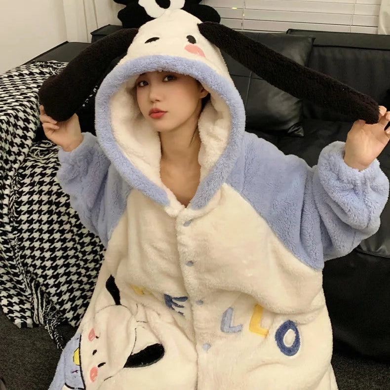 White Dog Couples Onesies