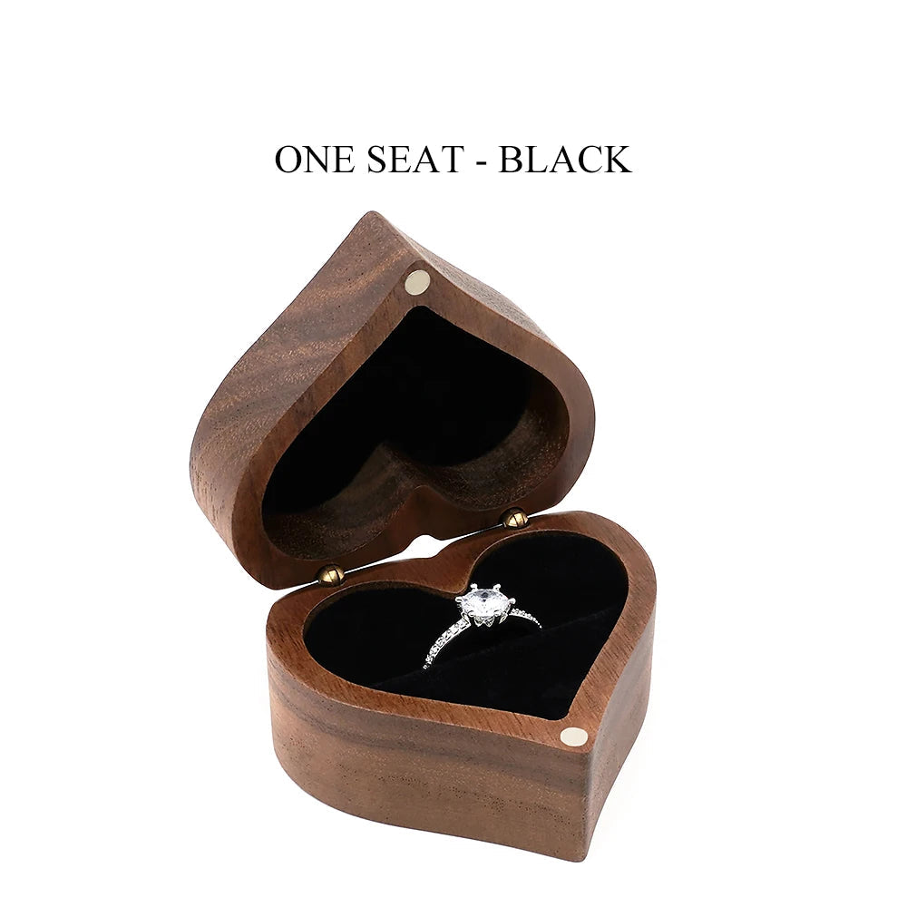 Wooden Engagement Ring Box