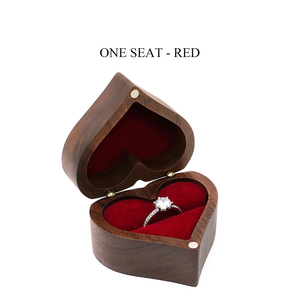 Wooden Engagement Ring Box