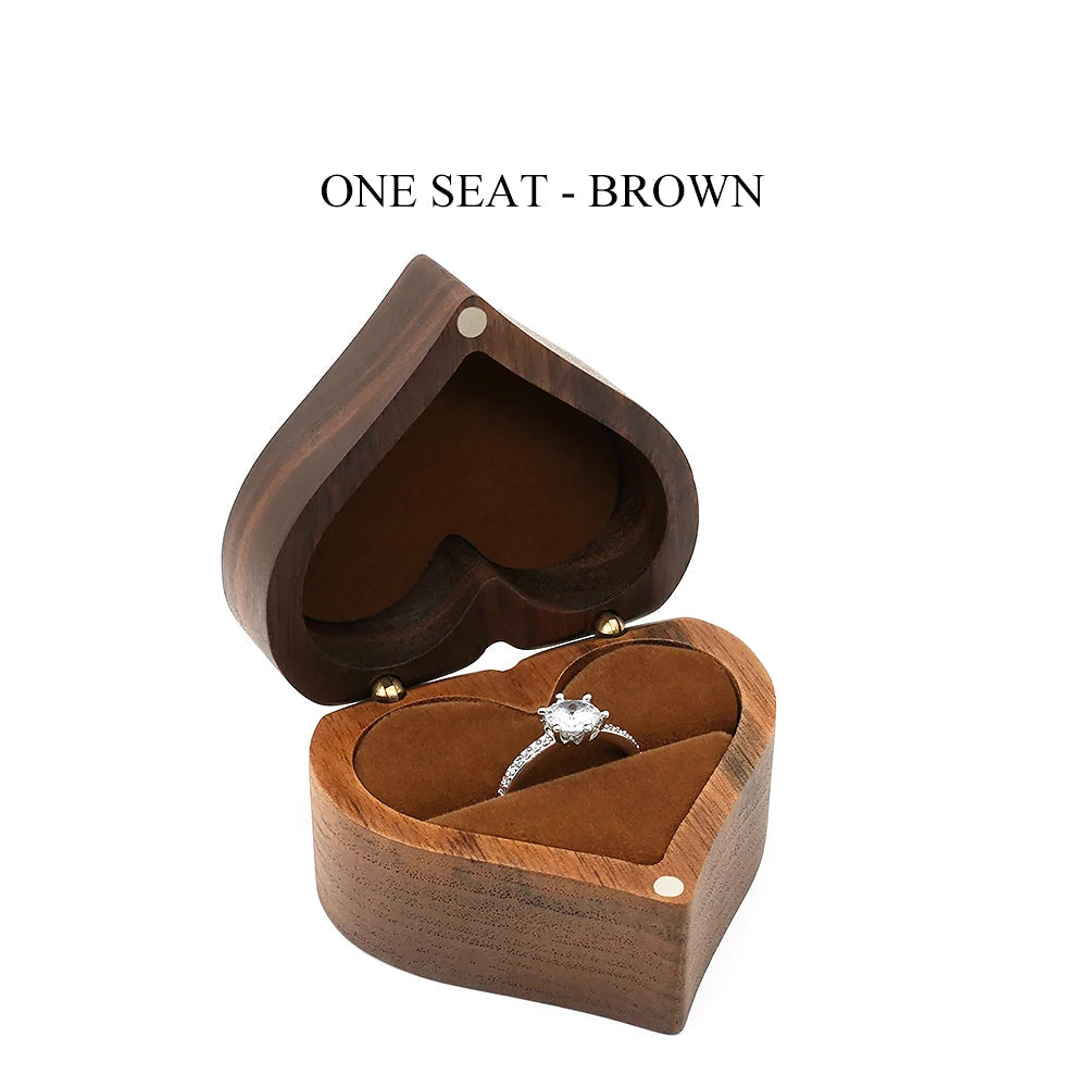 Wooden Engagement Ring Box
