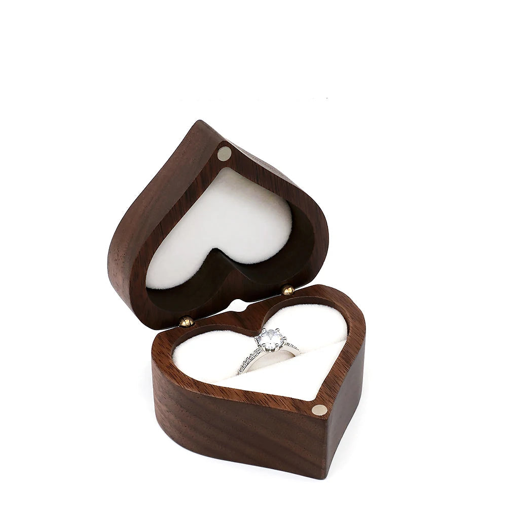 Wooden Engagement Ring Box