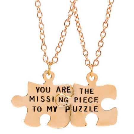 You Are the Missing Piece to my Puzzle Necklace