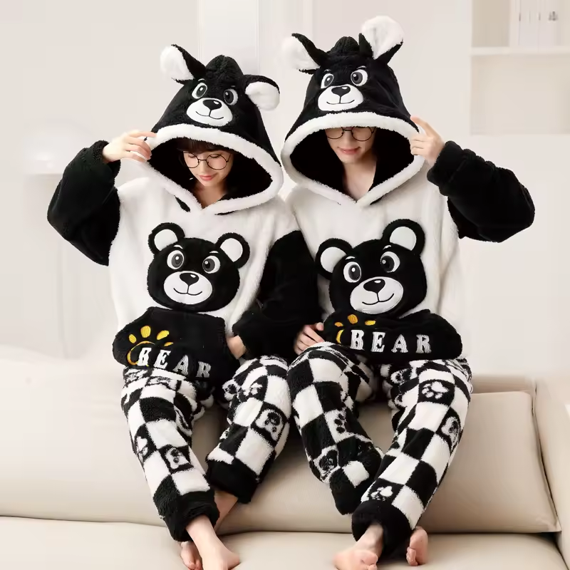 Teddy bear onesie for couple