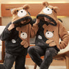 Bear couple onesie