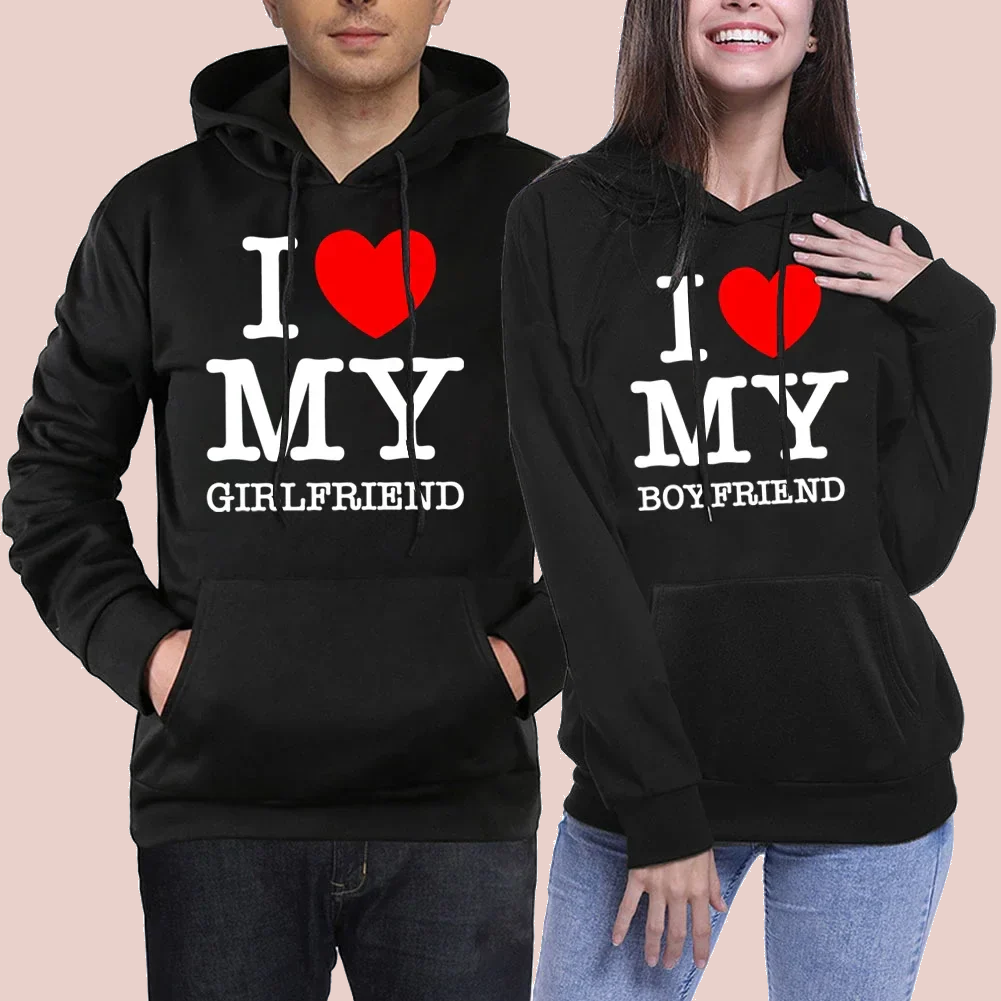 Boyfriend and Girlfriend Matching Hoodies