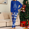 Blue Christmas Pajamas Couples