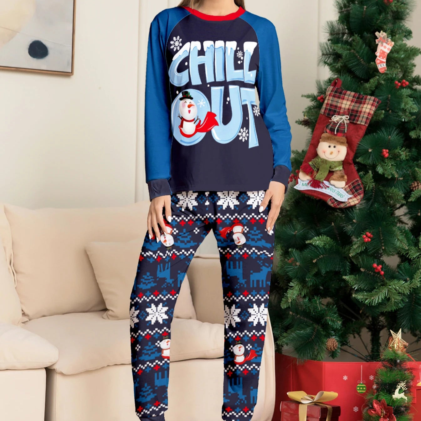 Chill Out Christmas Pajamas